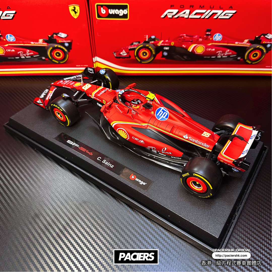 1:18 Formula 2024 SF-24 Simulation Alloy F1 Racing Car Model