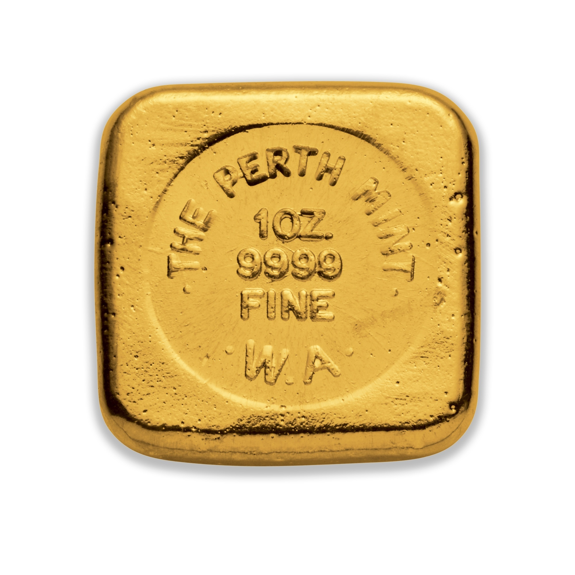 The Perth Mint 1oz Gold Cast Bar