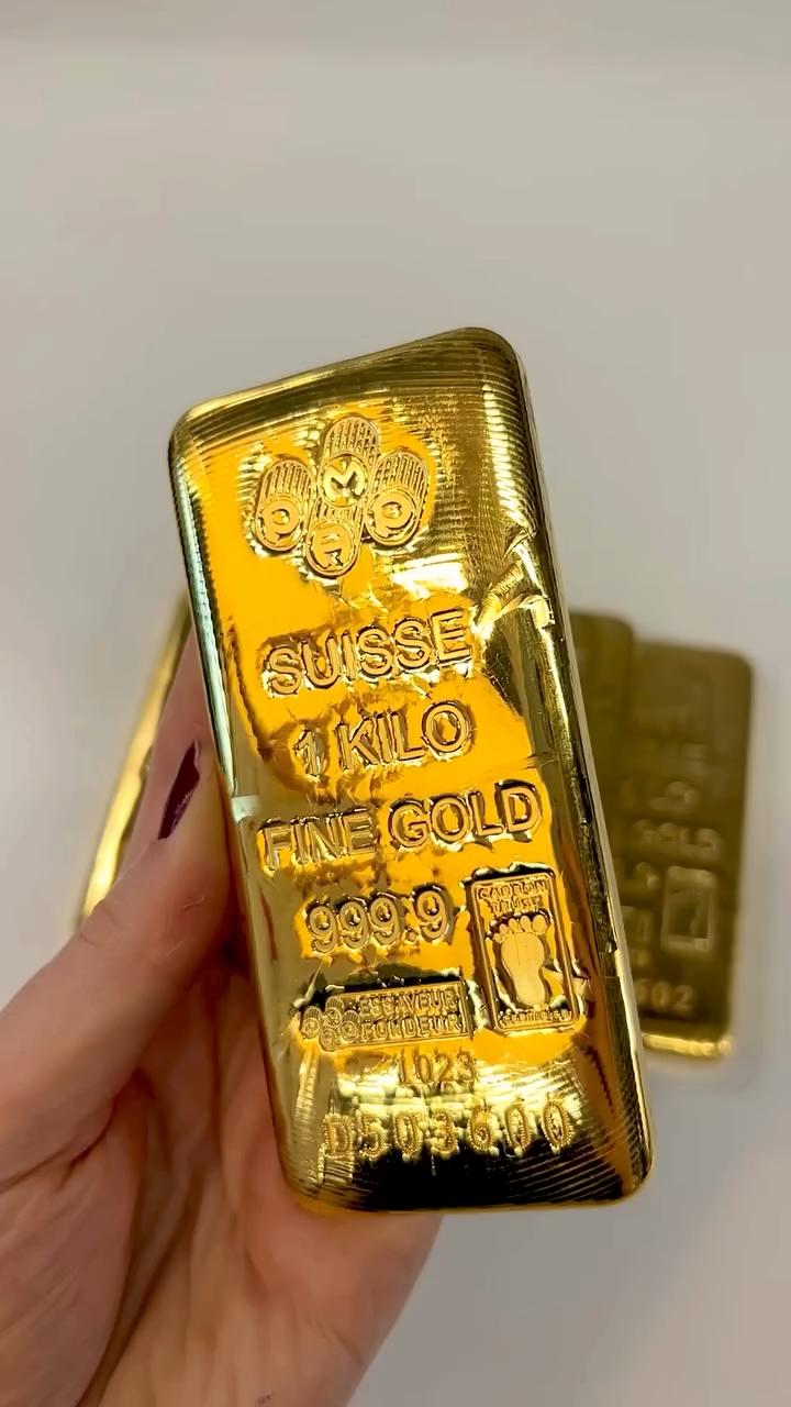 SUISSE 1 KILO FINE GOLD BAR 999.9