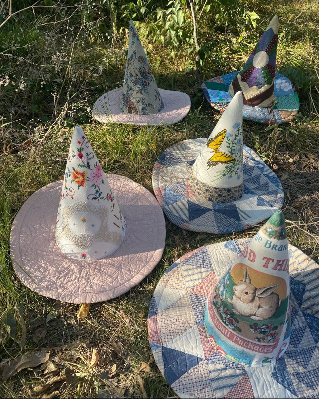 DIGITAL ☾ Quilt Witch Hat Pattern ☾ 663e