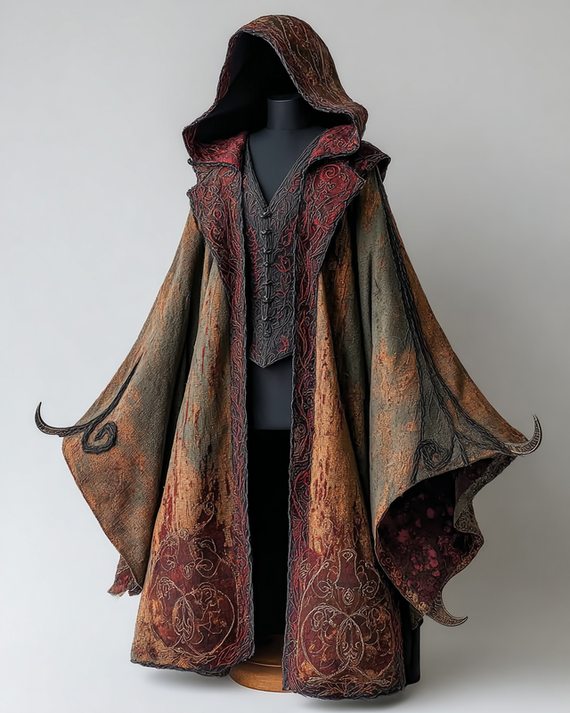 Women's Halloween Skull Cape Coat  f4ca
