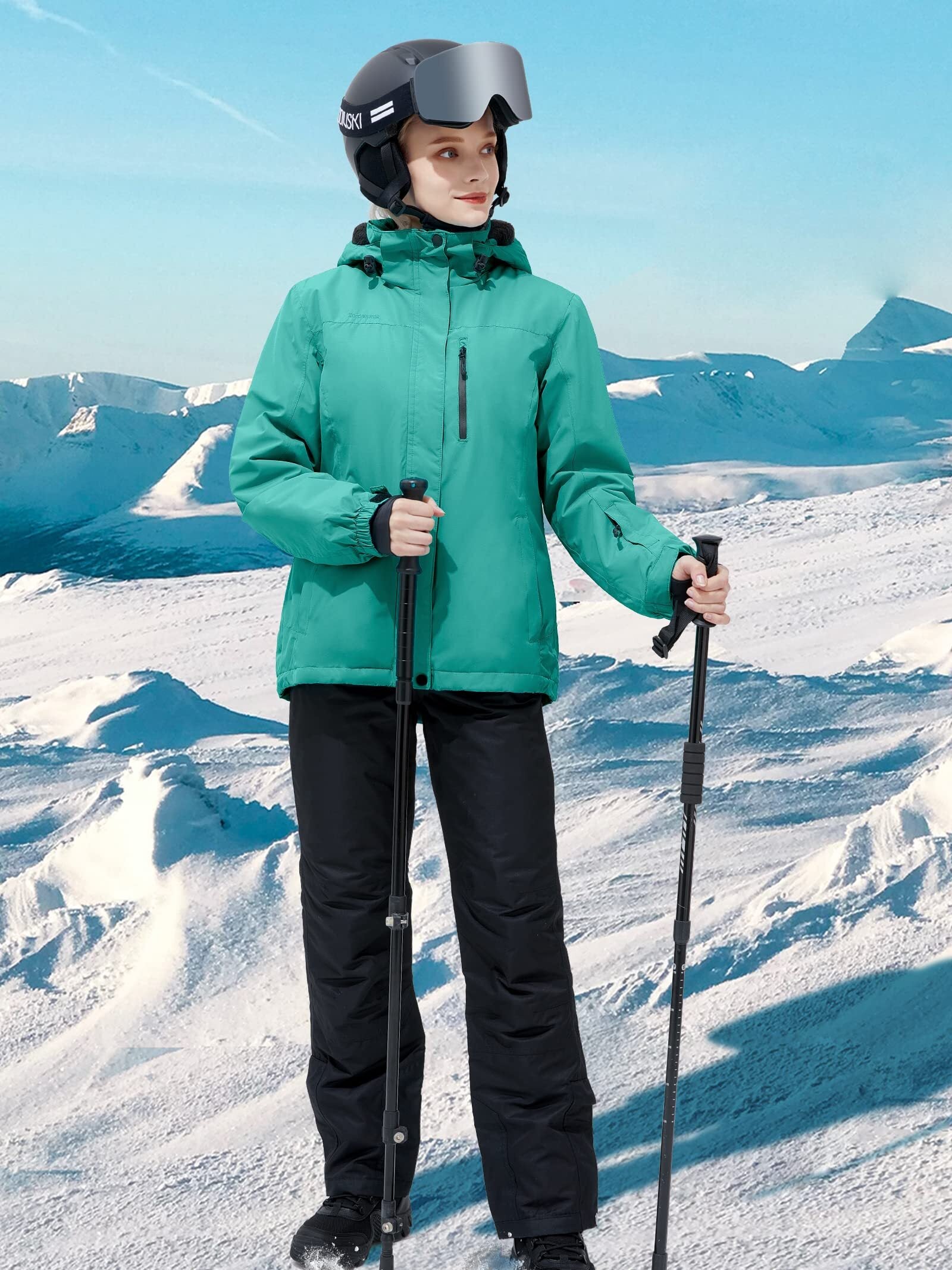 ETHEREAL Women's Waterproof Ski Snow Jacket