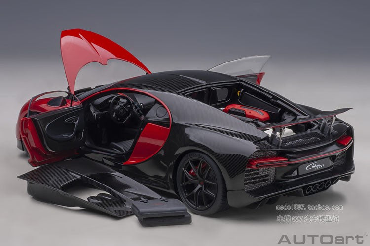 1:18 Limited Edition Bugatti Chiron Track Edition Alloy Car Model Collection