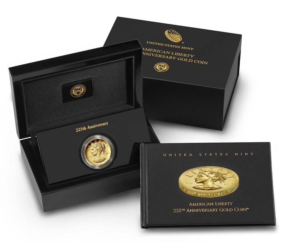 American Liberty One Ounce 225th Anniversary Gold Coin