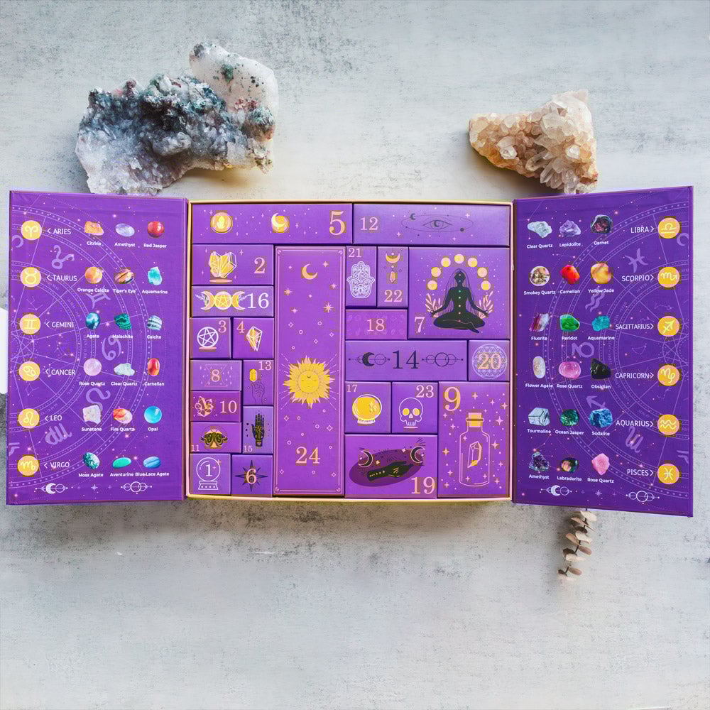 🔥2025 New Release 49% OFF - 🎃Reiki Crystal Halloween Countdown Gift Box🔮The Magic of Healing and Energy Transfer!  ff98