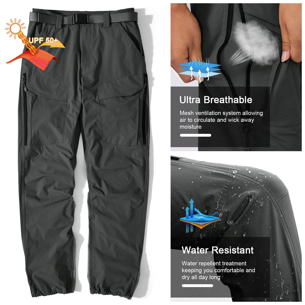 WINDCHASER Men's hem adjustable  Hiking Pants